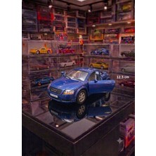 Oyuncak Sahili Audi Tt Turbo Sport Metal Araba Kapı Açılır 12CM Çekbırak Dıecast Koleksiyon Koleksiyon Audı Model Mavi