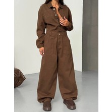 Herton Geniş Paça Tulum (Wide-Leg Jumpsuit)
