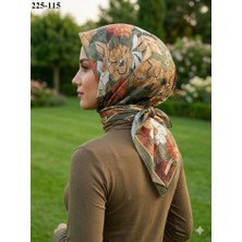 Vel Scarfs Velscarfs Soft Pamuk Parla Eşarp (Yeşil) 225-115