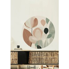 Kanvassepetinet Kendiliğinden Yapışkanlı Kalın Kanvas Dokulu Dekoratif Bohem Art Soyut Duvar Kağıdı Duvar Stickerı