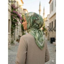 Moon Scarf Desenli Bambu Pamuk Eşarp 262-115