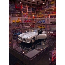 Oyuncak Sahili Mercedes Benz 190 Sl Diecast Orijinal 1955 Model Koleksiyon 11.7cm Metal Araba Kapı Açılır Çekbırak Gri