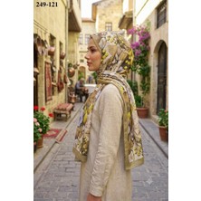 Sharell Fransız Ipeği Şal (Yağ Yeşili) 249-121