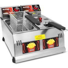 Alpina Mutfak 3+3 Litre Fritöz Makinesi