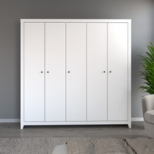 İnarch Dizayn Inarch Dizayn Bled 5 Kapaklı Gardırop – Modern ve Fonksiyonel Yatak Odası Dolabı