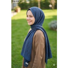 Moda Akyüz Ayrobin Jakar Şal (Lacivert) 214-114
