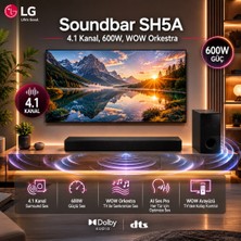 Lg Soundbar SH5A | 4.1 Kanal, 600W, Wow Orkestra