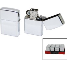 Ttt Klasik Zippo Çakmak - Gümüş Renkli - Rüzgara Dayanıklı