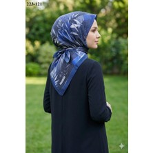 Vel Scarfs Velscarfs Soft Pamuk Parla Eşarp (Lacivert) 223-121