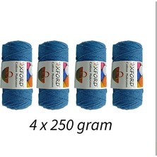 Oxford İplik Cotton Makrome 4'lü Paket NO:020 Havacı Mavi