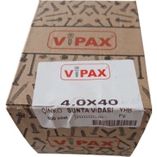 4X40 Sunta Vidası 500 Adet Vipax