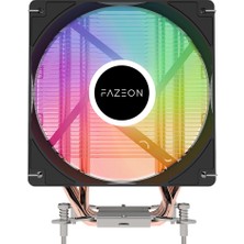Fazeon A5120TRA 12CM Rgb Kule Tipi Siyah Islemci Sogutucu