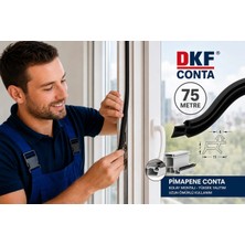 Pvc Kapı ve Pencere Fitili 75 Metre Siyah
