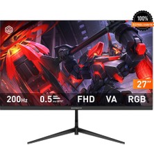 Gamebooster Ruvie FF20 27'' 200Hz 0.5ms HDMI Dp Adaptive Sync HDR10 Fhd Va Gaming Monitör