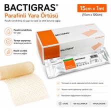 Bactigras 15CMX1M Antiseptik Parafinli Yara Örtüsü – Klorheksidinli Tül Sargı Bezi