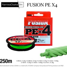 Naniwaosakashi Fusion 4x 250MT 0,06MM Mantis Green