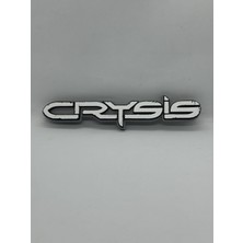 Goka 3D Craft Crysis Logolu 3D Duvar Dekoru - 23 cm Premium Versiyon (1.5 cm Çift Montaj Setli)