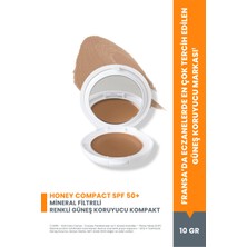 Avene Honey Compact Mineral Filtreli Koyu Renkli SPF 50+ Cilt Tonu Eşitleyici Koyu Renk Güneş Kremi 10 gr