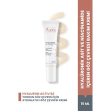 Avene Hyaluron Activ B3 Hyaluronik Asit ve Niasinamid Göz Çevresi Kremi Aydınlatıcı Etkili 15 ml