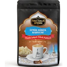 Hacı Halis Efendi Izmir Dibek Kahvesi 200 gr Damla Sakızlı Yumuşak Içimli Doypack