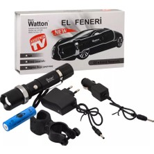Maxi Trendy Zoomlu Şarjlı El Feneri En Uygun Fiyata WT-038