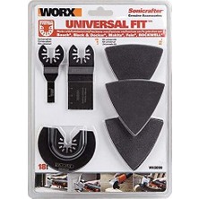 Shoplet WA5099 18 Parça Universal Metal, Ahşap Kesme ve Zımpara Kâğıdı Aksesuar Seti