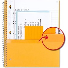 Shoplet Five Star Spiral Defterler + Çalışma Uygulaması, 2'li Paket, 5 Konu, Kolej Çizgili Kağıt, 200 Yaprak, Mürekkep Kanaması ile Savaşır, Suya Dayanıklı Kapak, Siyah, Yeşil (820190)