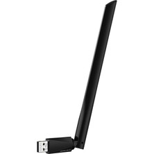 Shoplet MA14H | AX300 Wi-Fi 6 Kablosuz USB Adaptör | Yüksek Kazançlı Anten | Dahili Sürücü Tak Çalıştır | Windows ve Linux Uyumlu | Güçlü Sinyal Alıcı | Masaüstü ve Laptop Wi-Fi Alıcı