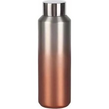 Shoplet Çelik Içli Termos 600 ml Turuncu-Gri SKM013