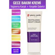 Shoplet Gençleştirici, Yaşlanma Karşıtı ve Kırışıklık Giderici Nemlendiricili Yoğun Gece Bakım Kremi 50 ml