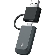 Shoplet TBE400U USB 3.0 Wi-Fi 7 Tri-Band Kablosuz Adaptör, BE6500, 6 Ghz/5 Ghz/2.4 Ghz, 72X24X10.8 mm