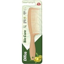 Shoplet Bio-Care Saplı Büyük Tarak 3028 (Zeytin Çekirdeği Katkılı Malzemeden Üretilmiş, Doğa Dostu Tarak)