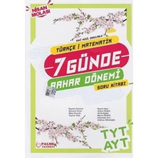 Shoplet Palme Tyt Ayt Türkçe Matematik 7 Günde Bahar Dönemi Soru Kitabı