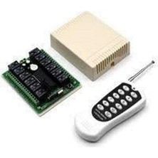 Shoplet 12V 433MHZ 12 Kanallı Kablosuz Kumandalı Rf Alıcılı Röle Modülü (Kutulu)