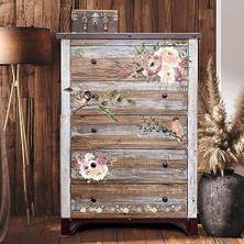 Shoplet Cozy Evening 24″X35″ Prima ile Yeniden Tasarlayarak Dekor Transferi - 3 Sayfaya Kesilmiş