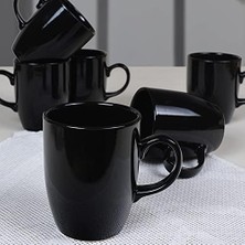 Shoplet Bulut Kupa, Siyah, 9 Cm, 6 Adet