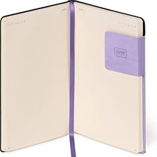 Shoplet - Beyaz Sayfalı Not Defteri, Orta, 192 Sayfa, Yumuşak Poliüretan Kapak, Fsc® Sertifikalı Kağıt, Fildişi Renkli Kağıt, 90 G/m², Aylık Planlayıcı, Adres Defteri, Yer Imi, 13 x 21 Cm,