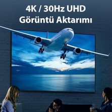 Shoplet 4K 30Hz Type-C To HDMI Çevirici Dönüştürücü Adaptör