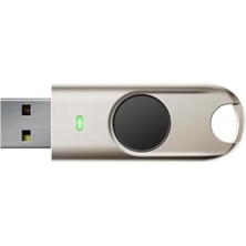 Shoplet Biopass K27 USB Güvenlik Anahtarı - Iki Faktörlü Kimlik Doğrulayıcı - Fıdo U2F + Fıdo2 ile Usb-A - Biyometrik Parmak Izi