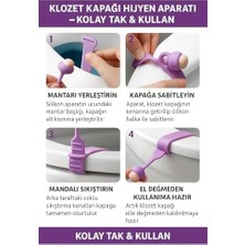 Shoplet Klozet Kapağı Hijyen Aparatı – Eller Değmeden Tuvalet Kapağı Kaldırma – Silikon Esnek Yapı, Kolay Montaj, Hijyenik Kullanım, Ev ve Ofis Için Uygun (2 Adet)