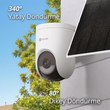 Shoplet Ezviz Hb8 Lite 2k⁺ Bataryalı 360° Dönebilen Kamera + 5W Güneş Paneli Kiti