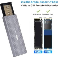 Vıt Taşınabilir 512GB Harici SSD | USB 3.1 Gen 2 | 10GBPS | Metal Kasa V512GB
