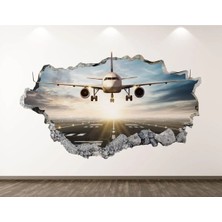 Kanvassepetinet Hava Araçları Full Hd Baskı 3D Modern Duvar Sticker