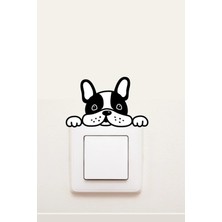 Kanvassepetinet Sevimli Köpek Dekoratif Priz Sticker