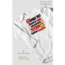 Morivo Kids Teyzeye Özel Uzun Kollu Bebek Body %100 Pamuk