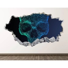 Kanvassepetinet Full Hd Baskı 3D Modern Duvar Sticker