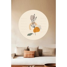 Kanvassepetinet Kendiliğinden Yapışkanlı Kalın Kanvas Dokulu Dekoratif Bohem Art Soyut Duvar Kağıdı Duvar Stickerı