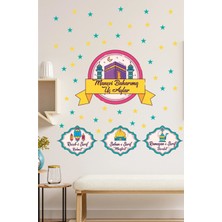 Kanvassepetinet Üç Aylar  Manevi Baharımız Recep Şaban Ramazan Duvar Sticker Seti