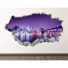 Kanvassepetinet Full Hd Baskı 3D Modern Duvar Sticker