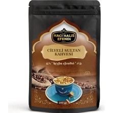 Hacı Halis Efendi Sade Cilveli Sultan Kahvesi Seti 200 gr + Cilveli Sultan Özel Karışım Kuruyemiş 200 gr Set